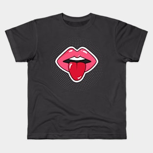 Pop-Art lips Kids T-Shirt